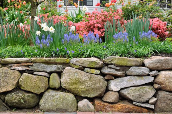 Stone Wall Hardscaping in Redmond