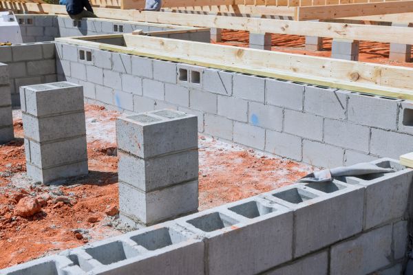Cement Block Installation in Redmond