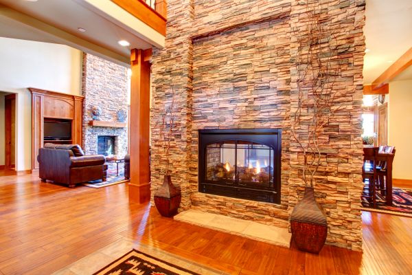 Stone Hearth Installation in Redmond